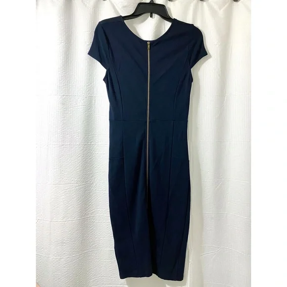 Felicity & Coco Navy Exposed Zipper Dress - Picture 4 of 4